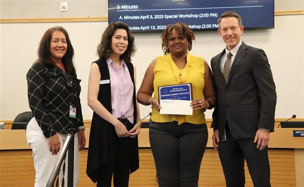 Ms. Miranda Brown-Bethune, ECPS the Stellar Employee for the 2022-2023 School Year 